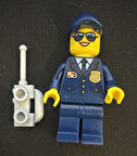 Orjinal Lego Minifigür Policewoman