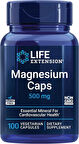 Life Extension Magnesium 500 mg Magnesium Oxide Citrate and Succinate 100 Veg Caps