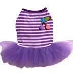 Gedyco Tütülü Lila Küçük Irk Köpek Elbisesi
