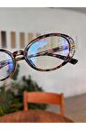 Lille Oval Elips Trend Model Mavi Işık Korumalı Gözlük 58 18 145