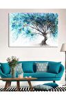 Mavi Kristal Rüya Ağacı Ashvin-harrison Sanat Eseri Kanvas Tablo