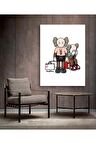 Kaws Double Seet Kanvas Tablo