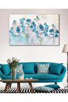Çiçek Resimli Duvar Dekorasyon Kanvas Tablo