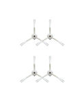 Xiaomi Mop 2 Lite (MJSTL) Uyumlu Yedek Yan Fırça-4 Parça