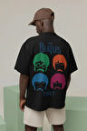 1967 The Beatles Müzik Grubu Baskılı Unisex Oversize Tişört