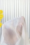 Taç Liva Bambu Tül Perde – Kırışmaz  1x3 Tam Pile - Ütü Gerektirmez