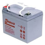 12 Volt 33 Ah Jel Tip Engelli Araç Aküsü (126X194X170Mm)