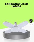 Katlanabilir 4 Kollu Led Ampül 60 Watt 6000 Lumen Beyaz Işık
