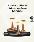 Usb'Li Kablosuz Masa Lambası – Minimalist Tasarım, 3 Farklı Parlaklık
