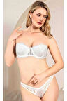 4550 Destekli Strapless Sütyen Takım