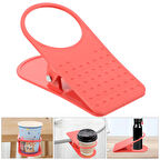 Mandallı Pratik Masa Kenarı Bardak Tutucu