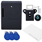 Gizli Çekmece Dolap RFID Kapı Güvenlik Kilidi, akıllı kilit, görünmez kilit, elektronik RFID kart açıklığı, IC kart sensörü, fabrikalar, sauna kütüphaneleri ve ofisler için dolap çekmecesi