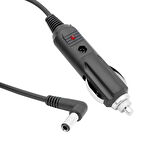 12 Volt Çakmak Kablo 1.8mt 5.5x2.5mm Jak Fişli