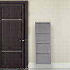 4 lü Gri Metal Ayakkabılık