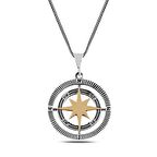 Pusula Tasarım 60 cm 925 Gümüş Kolye