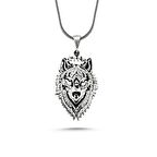 Kurt Başı 60 cm 925 Gümüş Kolye