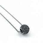 Markazit Tamtur Top Gümüş Kolye