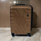 Mevlana Bazaar Silikon Kırılmaz Büyük Boy Valiz Gold