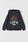 Miniğimin Cicileri Stranger Life Unisex Çocuk Sweat - Lacivert