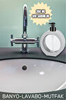 350 ml Tezgah Üstü Oval Banyo / Mutfak Sıvı Sabunluk | Banyo / Mutfak / Bulaşık / Lavabo/Deterjanlık