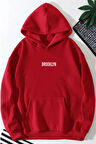 Brooklyn Baskılı Unisex Kapüşonlu Sweatshirt