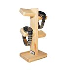 Barış Dizayn Doğal ahşap Merdiven tasarımlı saat askısı mücevher takı askılığı Organizer