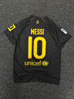 Messi 10 Barça 2011 Sezon Nostalji Siyah Kısa Kol Forması
