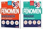 Fenomen Okul 2025 5. Sınıf Matematik + Paragraf B Serisi Soru Seti 2 Kitap Güncel Müfredat