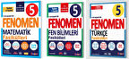 Fenomen Okul 2025 5. Sınıf Matematik + Türkçe + Fen Bilimleri Fasikül Seti 3 Kitap Güncel Müfredat