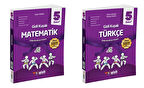 Gizli 2025 5. Sınıf Matematik + Türkçe Gizli Kuşak Serisi Seti 2 Kitap