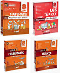 Gizli 2025 8. Sınıf Lgs Matematik + Türkçe Alıştırmalı + Usta İşi Soru Bankası Seti 4 Kitap Güncel Müfredat