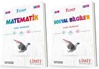Limit 7. Sınıf Matematik + Sosyal Bilgiler Soru Bankası Seti 2 Kitap 2023