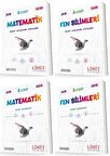 Limit 8. Sınıf Matematik + Fen Bilimleri Konu Föyleri + Soru Seti 4 Kitap 2023
