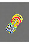 İzmir Temalı Polyester Terlik Magnet. 4 Cm X 8,5 Cm. Turuncu