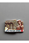 EPHESUS (EFES) Temalı Polyester Magnet. 7cm x 5cm.