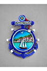 BODRUM Temalı Kabartmalı Polyester Magnet. 6cm x 8,5cm.