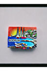 BODRUM Temalı Kabartmalı Polyester Magnet 7,5cm x 5cm Turuncu