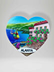 ALANYA Temalı Polyester Magnet Buzdolabı Süsü