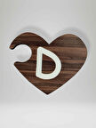 D Harfi (Sağ Parça) – Ahşap Puzzle Kalp Harf Magnet – Buzdolabı Süsü – İkili Uyumlu (kod:999)