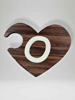O Harfi (Sağ Parça) – Ahşap Puzzle Kalp Harf Magnet – Buzdolabı Süsü – İkili Uyumlu (kod:1024)
