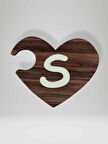 S Harfi (Sağ Parça) – Ahşap Puzzle Kalp Harf Magnet – Buzdolabı Süsü – İkili Uyumlu (kod:1034)