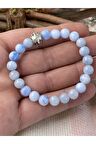 Aquamarin Doğal Taş Bileklik