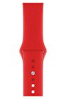 Watch 2 3 4 5 6 7 8 9 Se 38 40 41mm Uyumlu Spor Silikon Kordon Kırmızı 