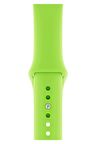 Watch 2 3 4 5 6 7 8 9 Se 38 40 41mm Uyumlu Spor Silikon Kordon Neon Yeşil Kayış 