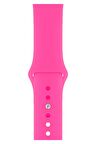 Watch 2 3 4 5 6 7 8 9 Se 38 40 41mm Uyumlu Spor Silikon Kordon Şeker Pembe 