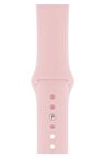 Watch 2 3 4 5 6 7 8 9 Se 42 44 45 49mm Uyumlu Spor Silikon Kordon Kum Pembe 