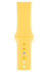 Watch 2 3 4 5 6 7 8 9 Se 42 44 45 49mm Uyumlu Spor Silikon Kordon Pastel Sarı 