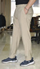 Manjogger Gofre Jogger Pantolon Bej