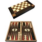 Mobgif Kaplama Ahşap Orta Boy Tavla Takımı