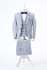Doctor Junior Slim Fit Erkek Çocuk Zincir Detay Takım Elbise